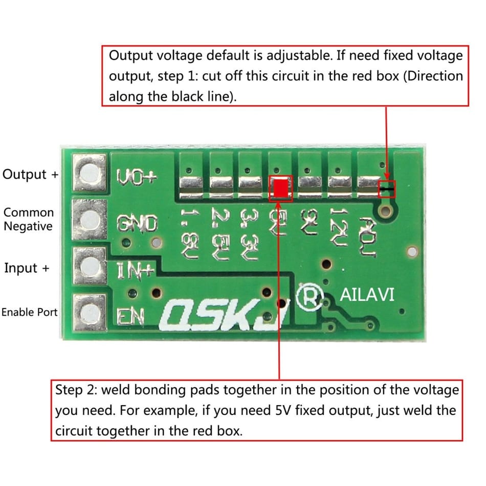 [Image of DC-DC ultra small mini step down in use]