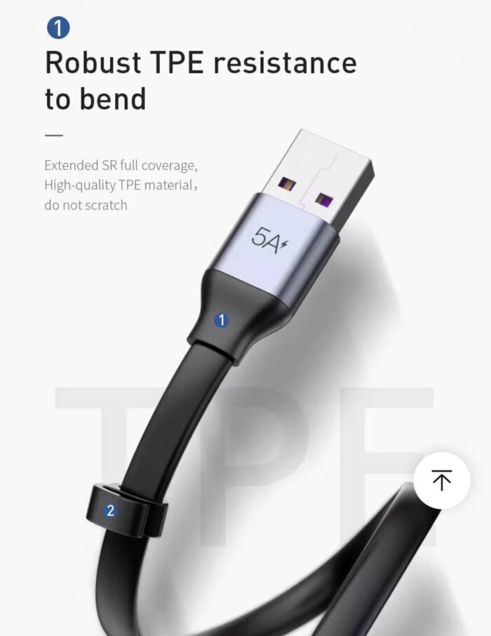 60w 6A Super vooc Terboo cable USB TO MICRO USB 60W 2M