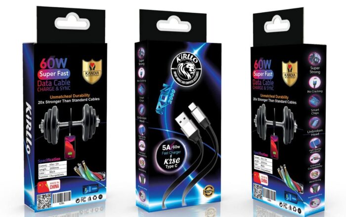 60w 6A Super vooc Terboo cable USB TO MICRO USB 60W 2M