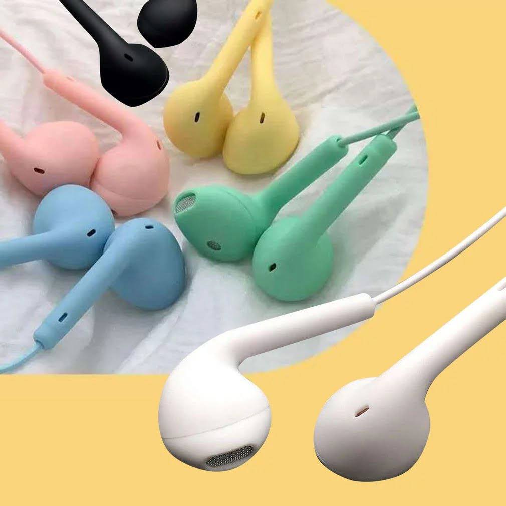ألوان متعددة لسماعة EARPHONE hands free HeadPhone عضم