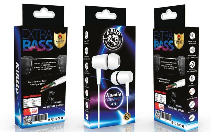 EARPHONE hands free HeadPhone جلد