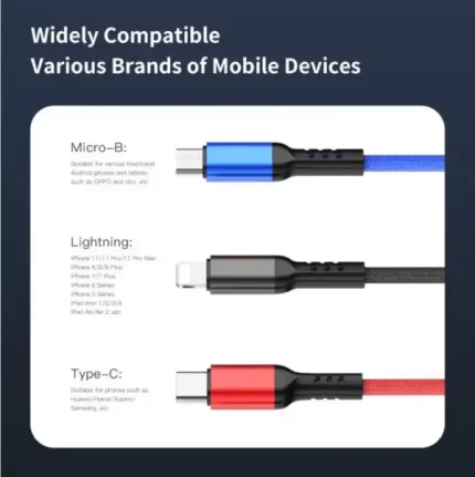 3X1 Charger Cables