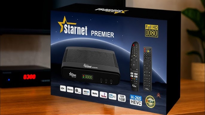 محتويات صندوق رسيفر Starnet Premier