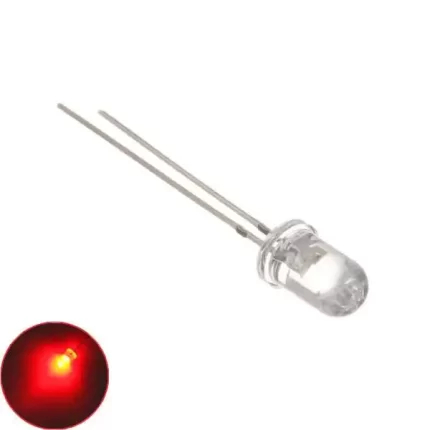 Red Led 5mm (Transparent)