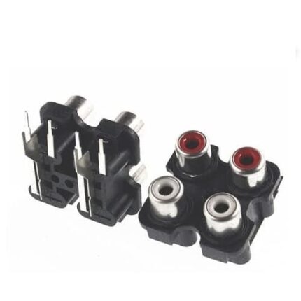 مدخل ايديو و فيديو وسماعات 4 طرف