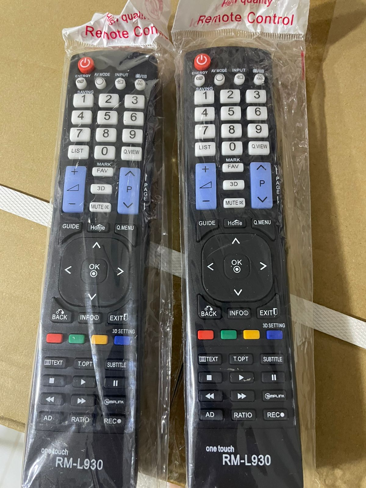 ريموت لكل شاشات ال جي RM-L930 ريموت لكل شاشات ال جي RM-L930