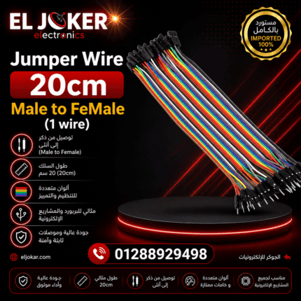 Jumper Wire 20cm Male to FeMale (1 wire)