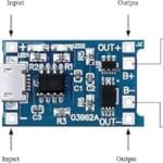 دايره شحن MICRO USB TP4056